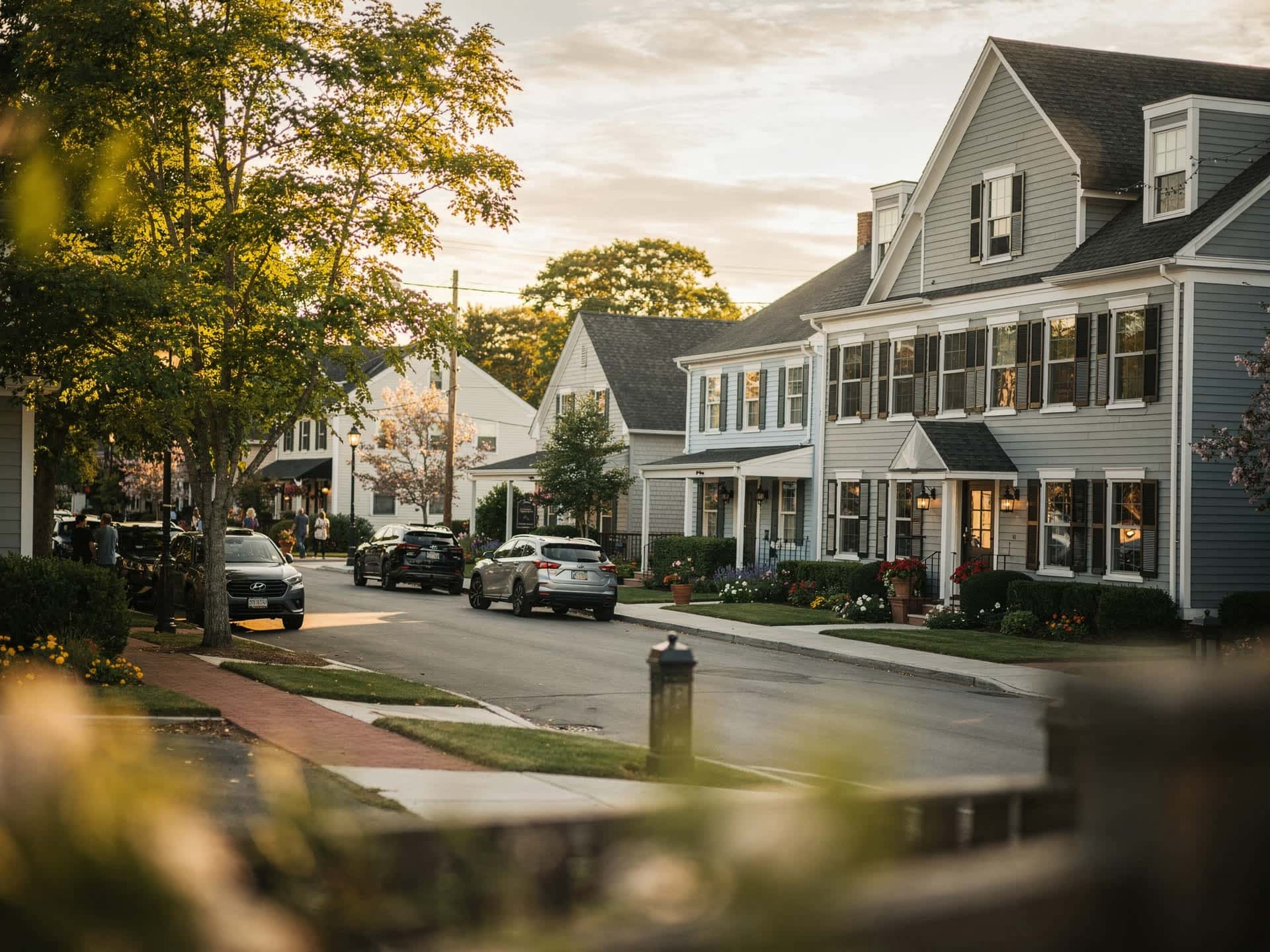A quiet upscale New England town setting in Atkinson New Hampshire